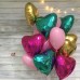 Μπουκέτο με Μπαλόνια Πολύχρωμες Καρδιές
